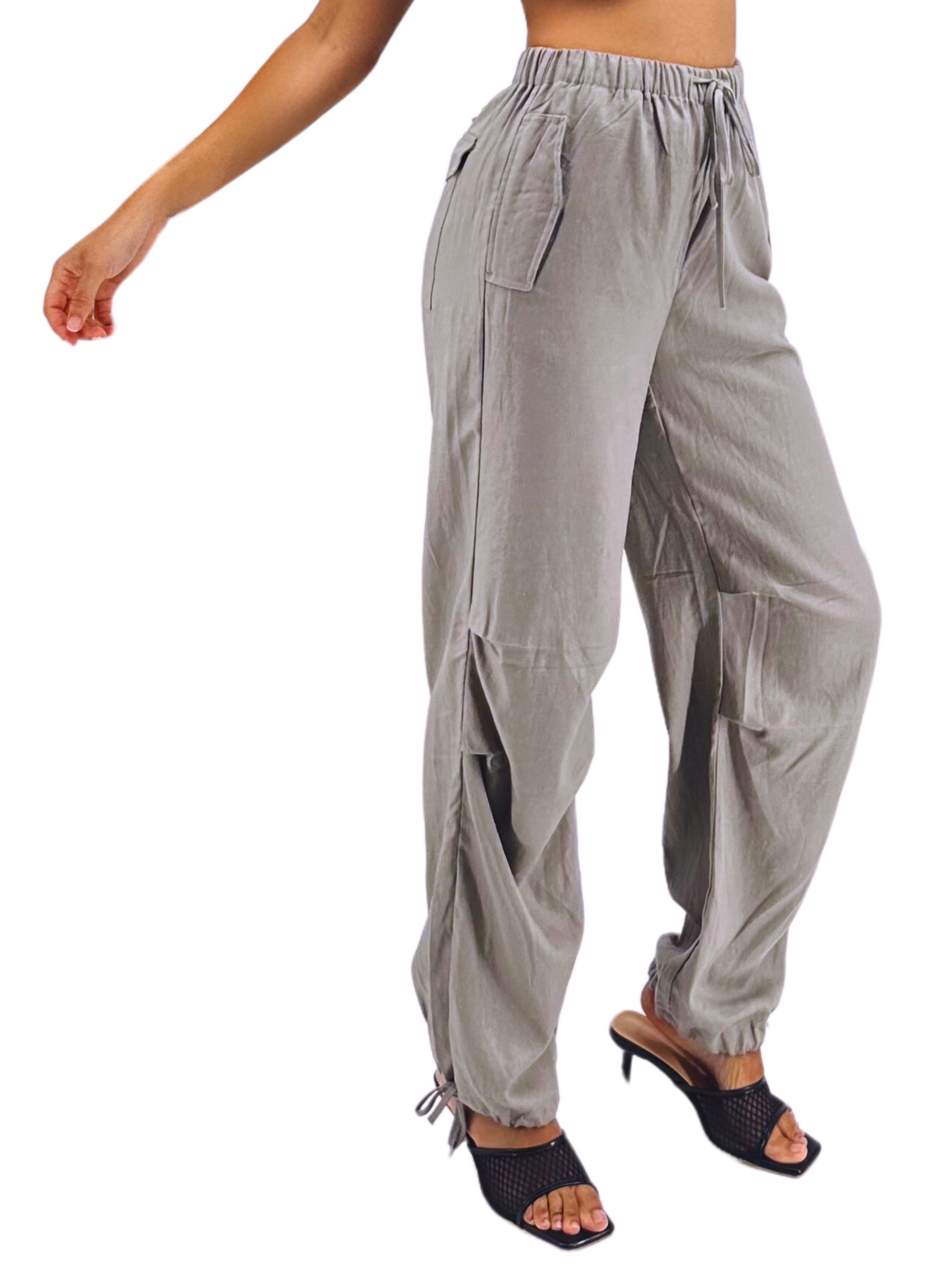 Linen Cargo Pants