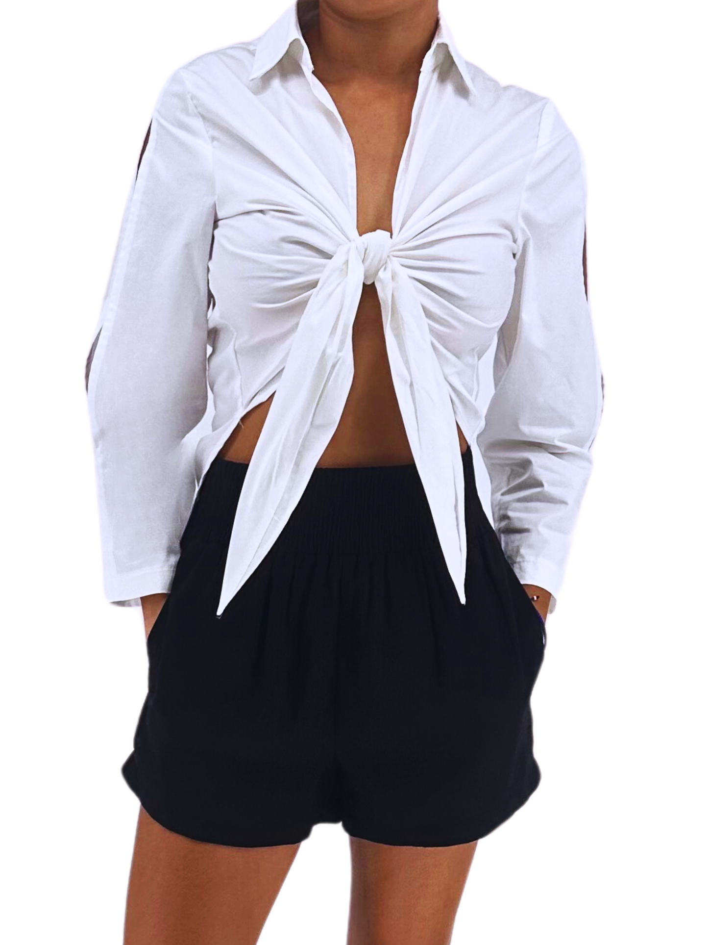 Knotted Cowgirl Shirt W