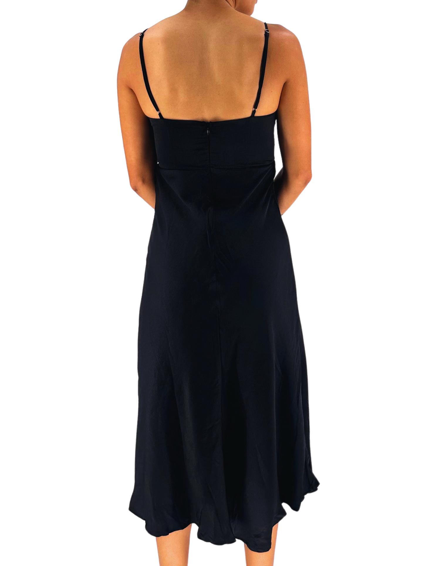 SATIN SILK DRESS