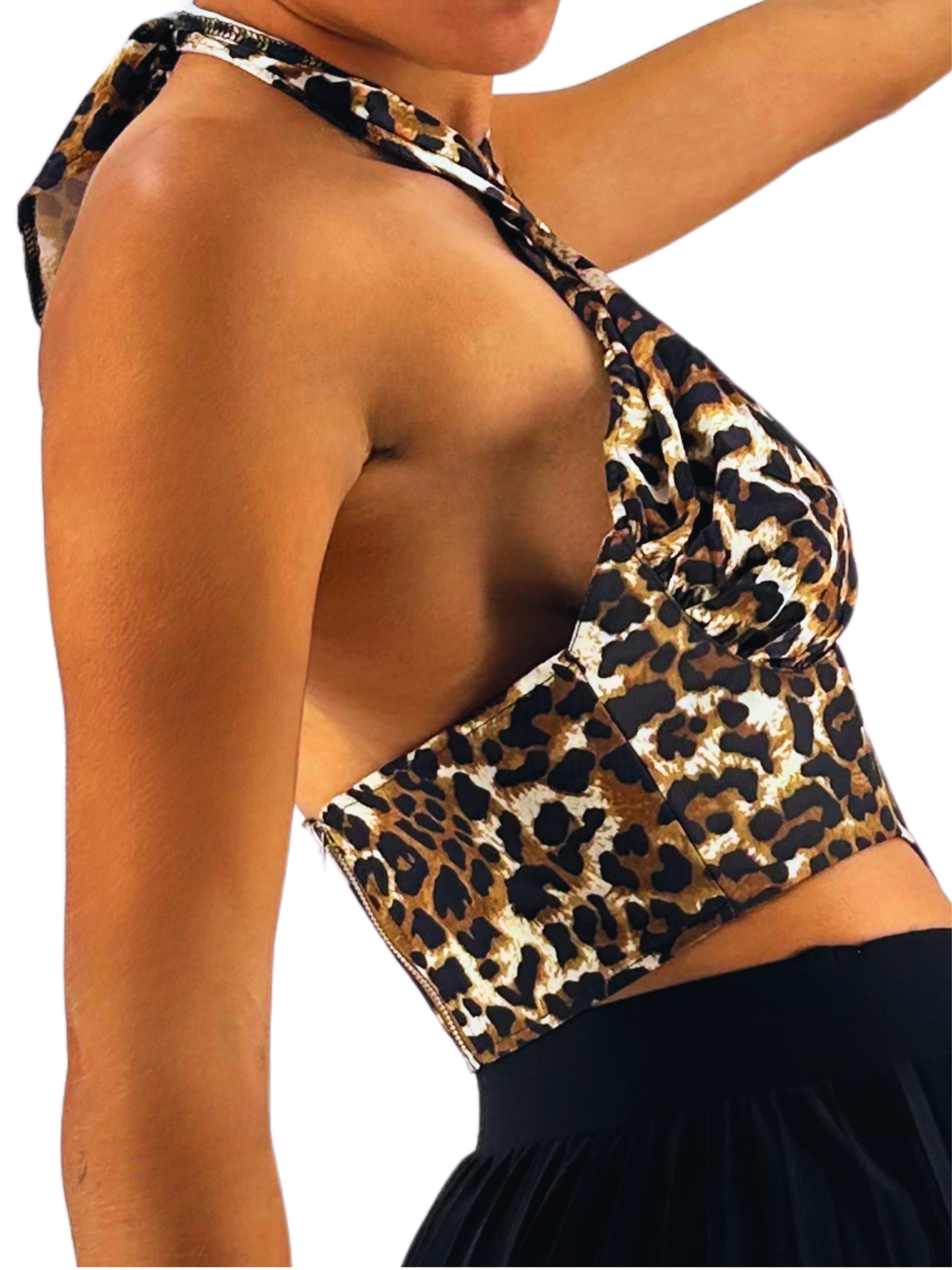 LEOPARD CROPTOP