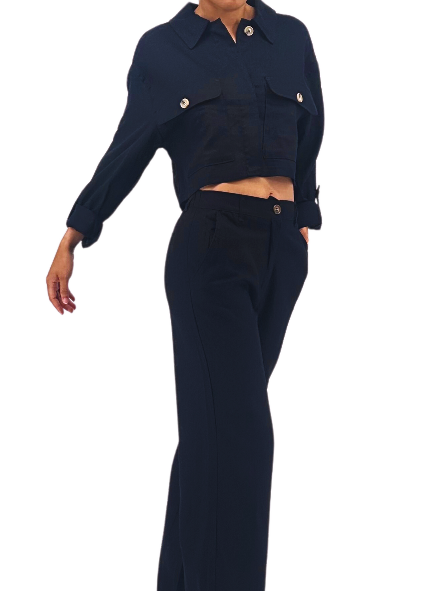 Linen Pants Set