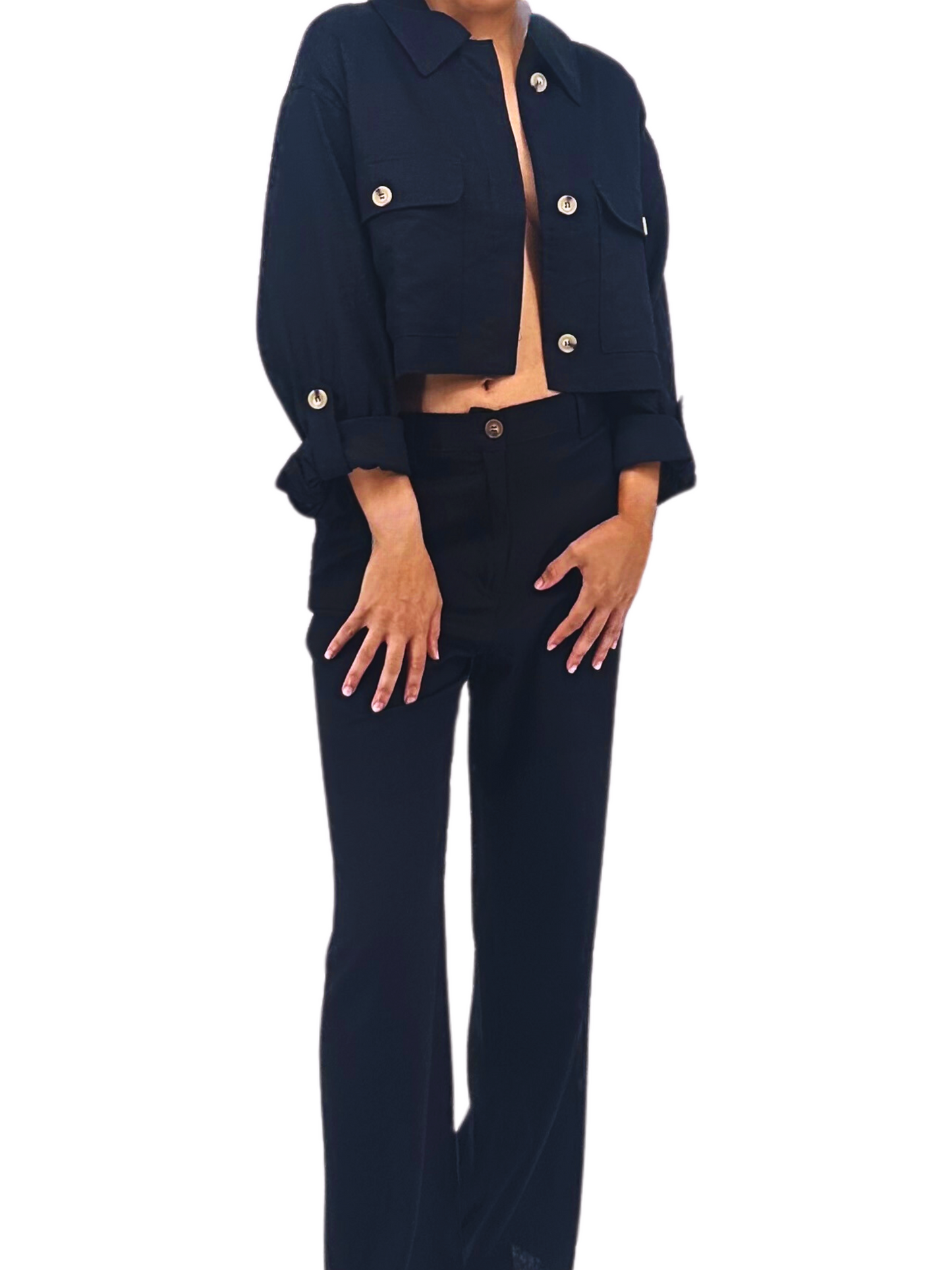 Linen Pants Set