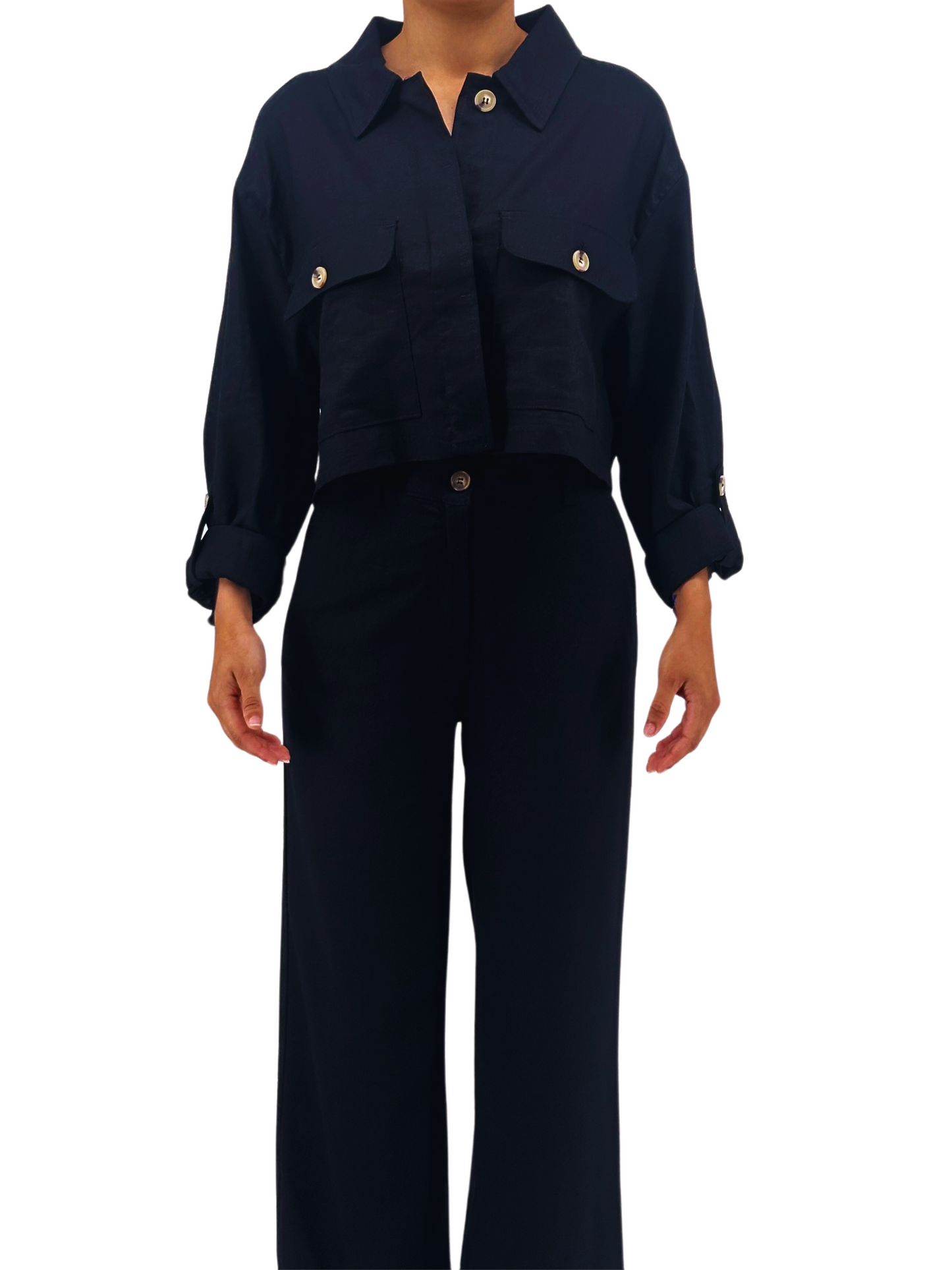 Linen Pants Set