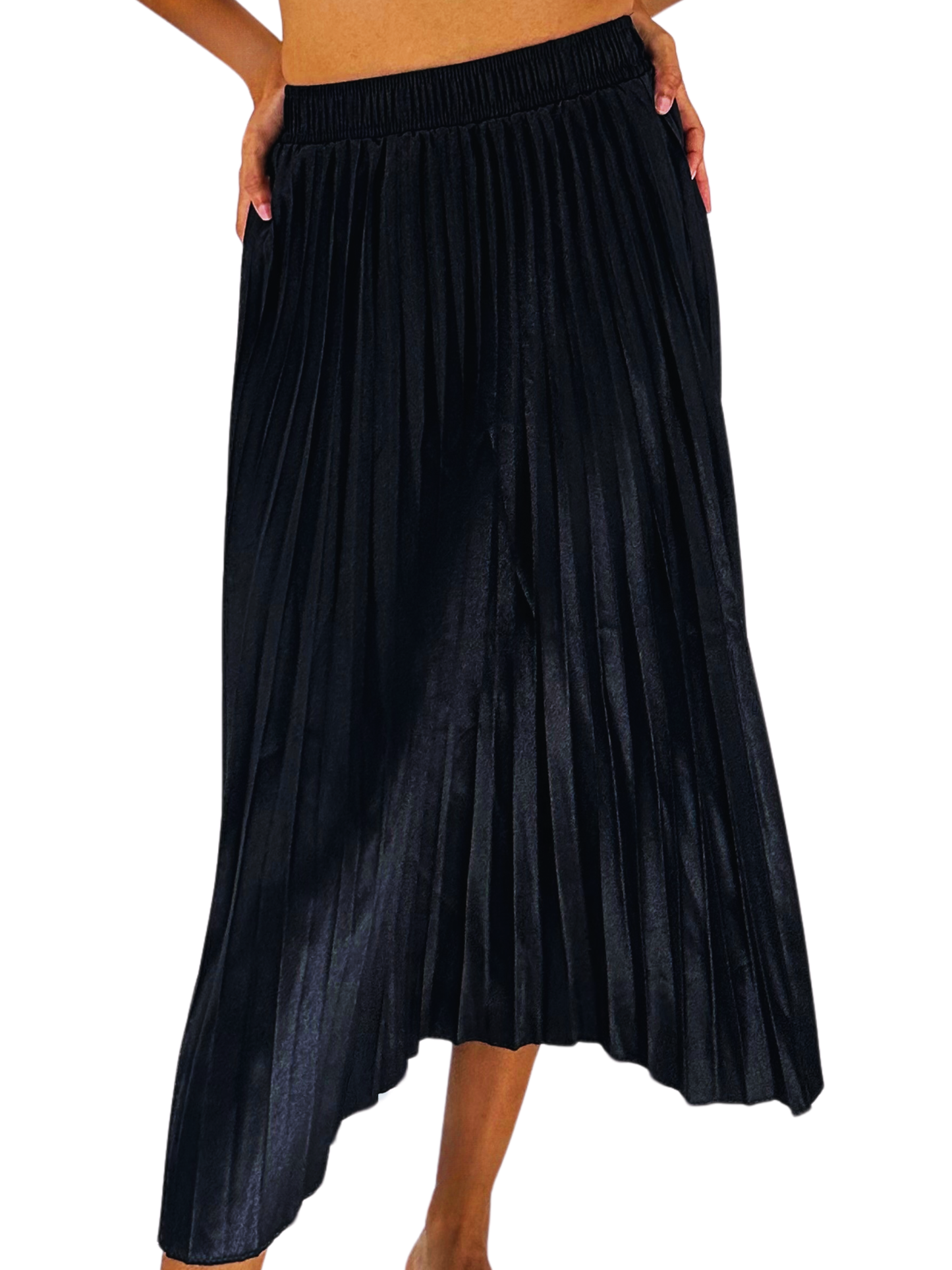 SATIN MAXI SKIRT