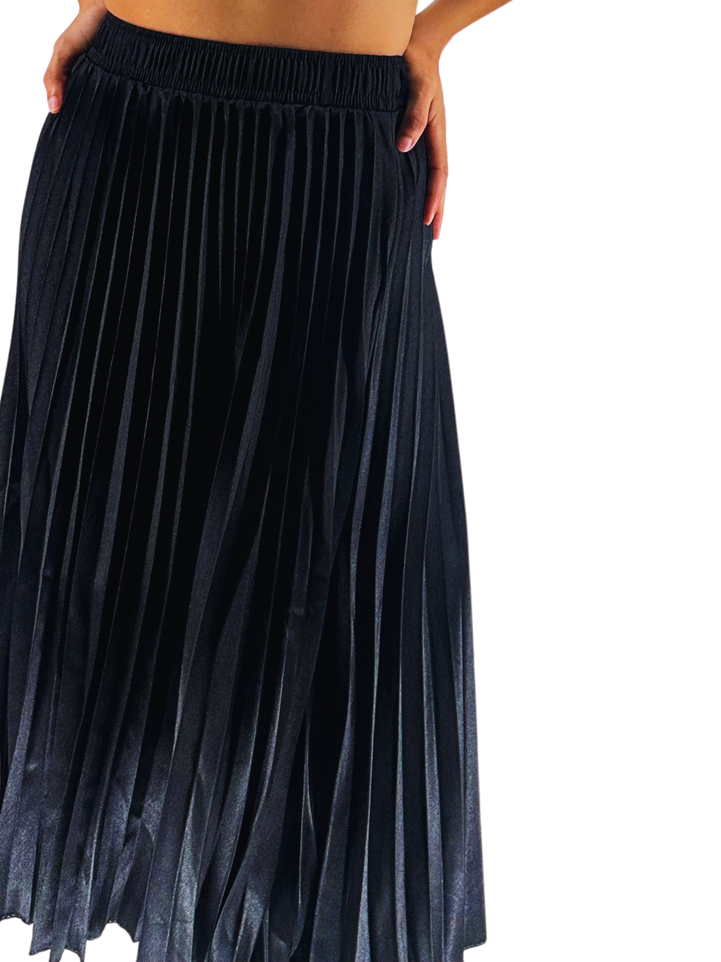 SATIN MAXI SKIRT
