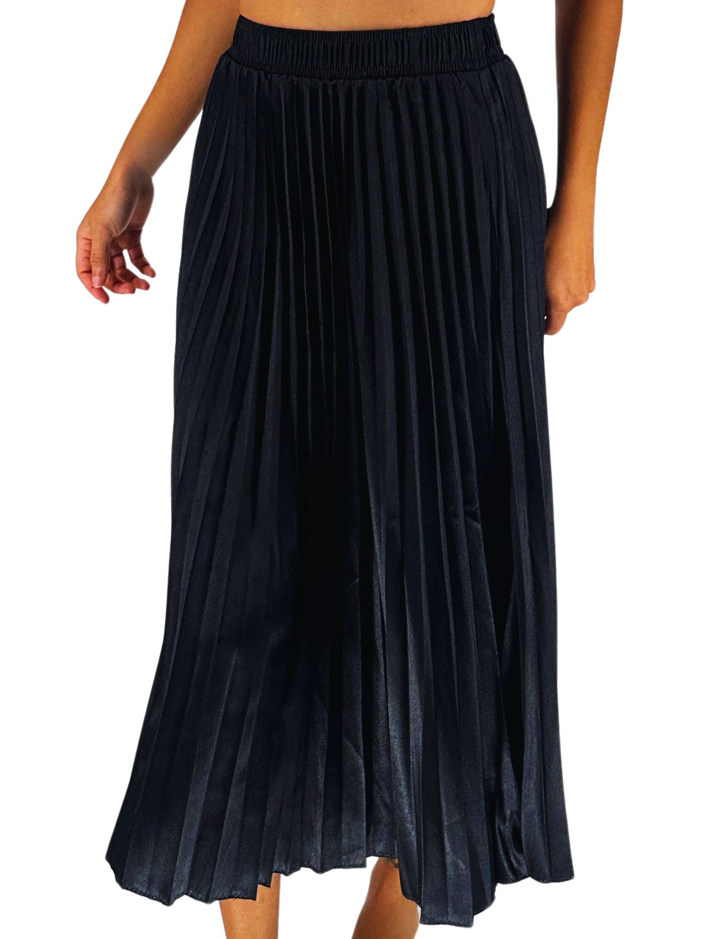 SATIN MAXI SKIRT