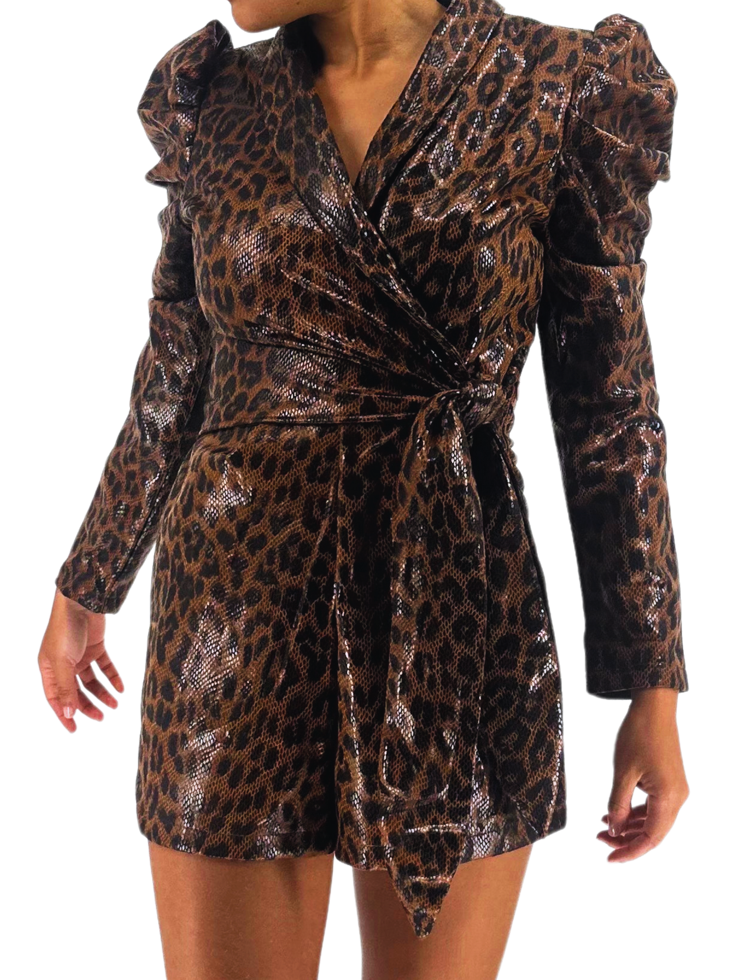 LEOPARD ROMPER