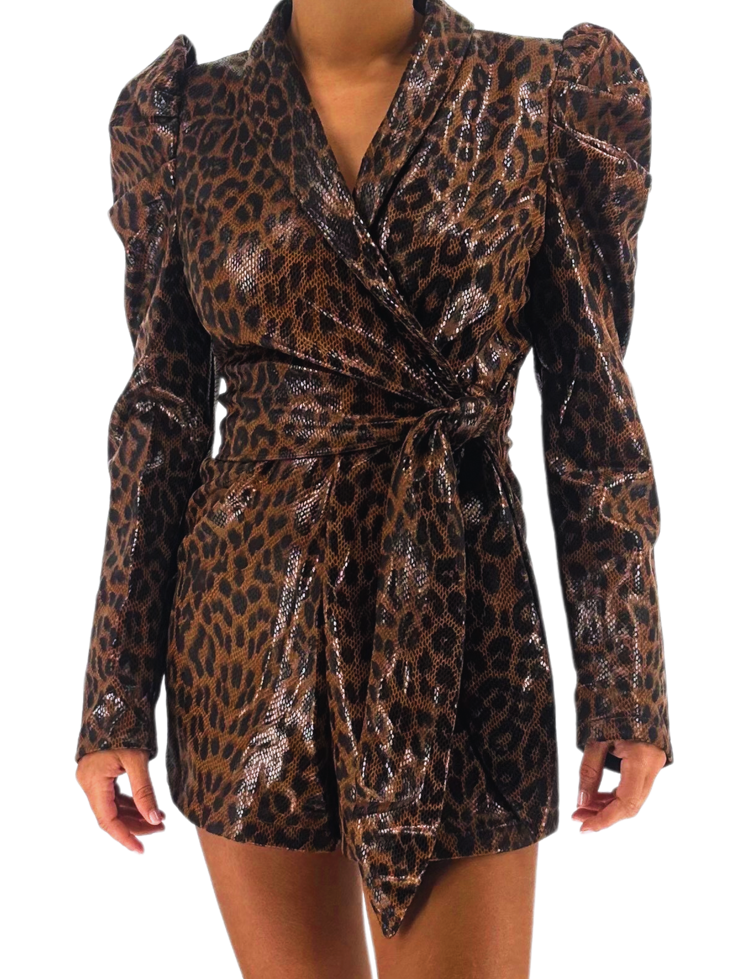 LEOPARD ROMPER