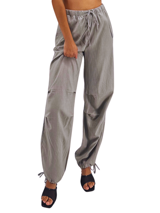 Linen Cargo Pants